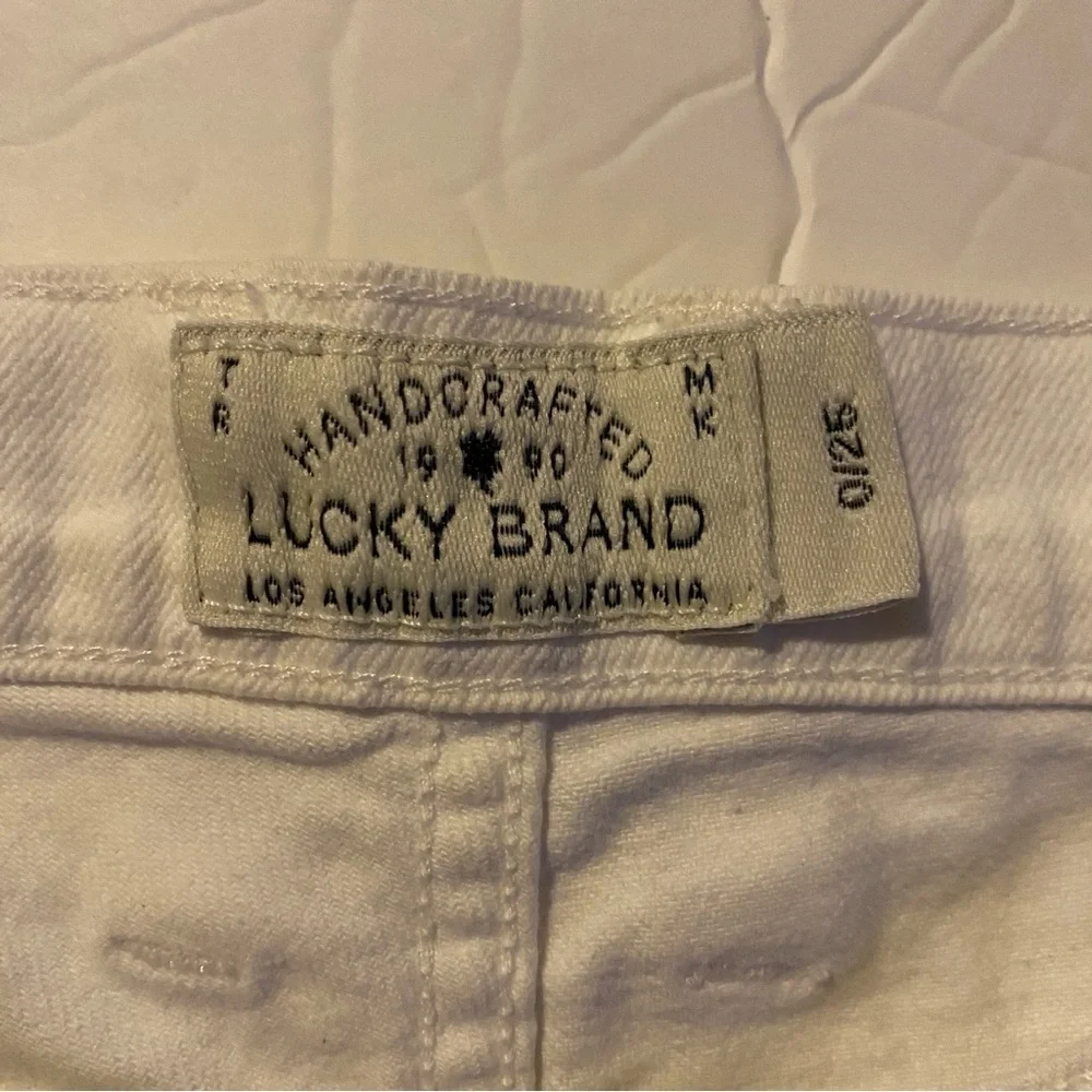Lucky Brand‎ White Sienna Weekender Crop Denim Jeans Sz 0/26